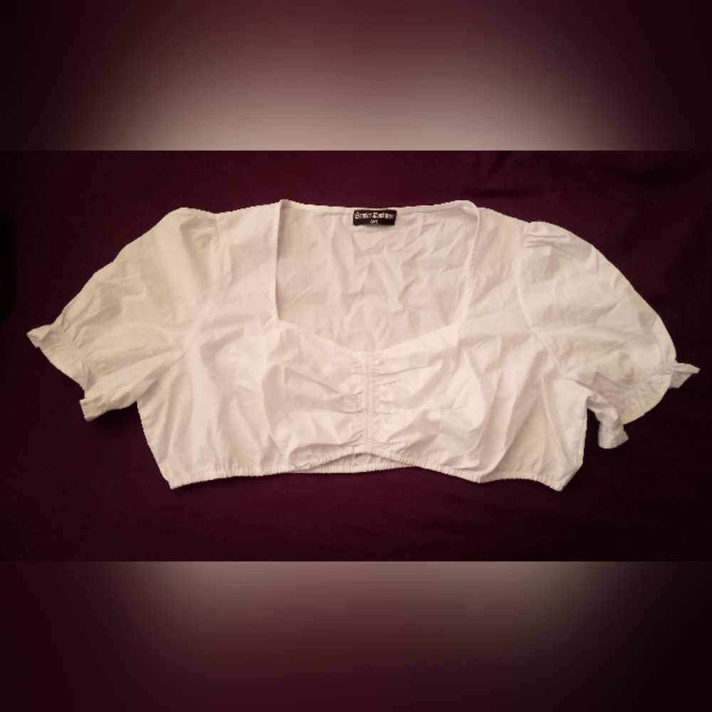 Scarlet Darkness Crop Top, 3XL